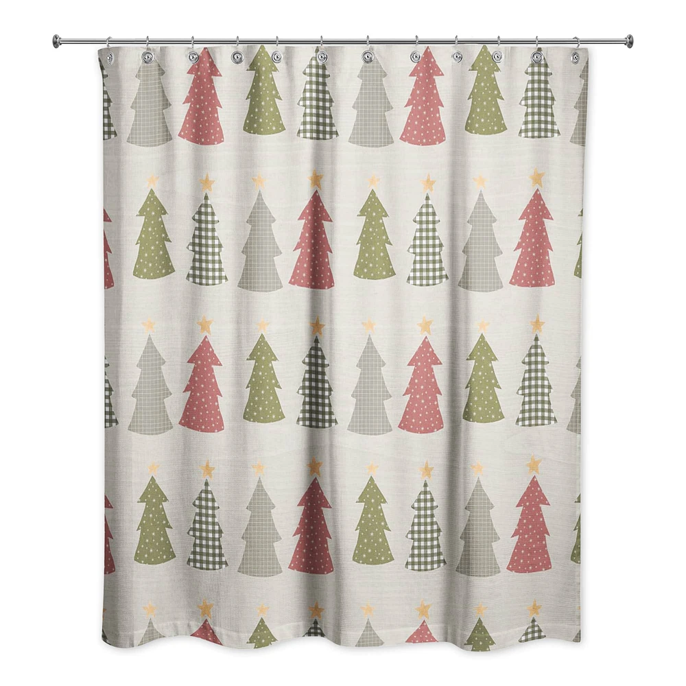 Tree Pattern Shower Curtain