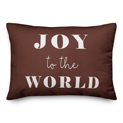 Joy To The World 14x20 Throw Pillow
