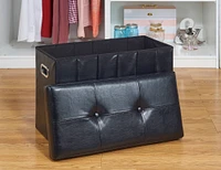 Simplify Black Collapsible Bench and Hamper