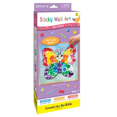 6 Pack: Creativity for Kids® Butterfly Sticky Wall Art Kit