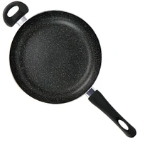 Oster Pallermo 3.5qt. Charcoal Aluminum Nonstick Sauté Pan with Lid