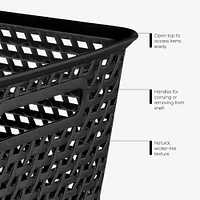Woven Plastic Basket by Ashland