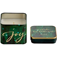 European Soaps Natale Square Jar Candle