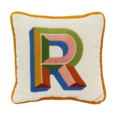 Monogram R Pillow by Ashland®