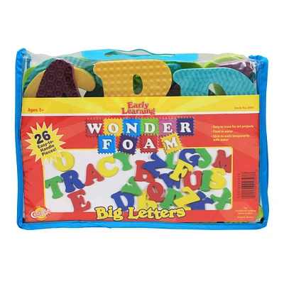 6 Packs: 26 ct. (156 total) WonderFoam® Multicolored Big Letters