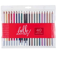 Hello, Artist!™ 40-Piece Pencils Set