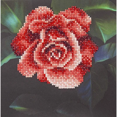Diamond Art Beginner Red Rose Kit
