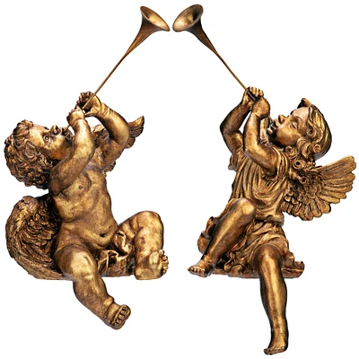 Design Toscano Trumpeting Angels of St. Peters Square Statue Set