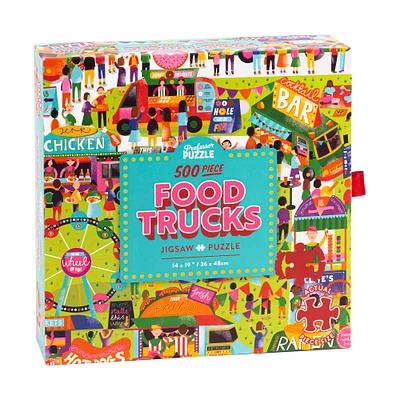 Food Trucks Jigsaw Puzzle: 500 Pcs