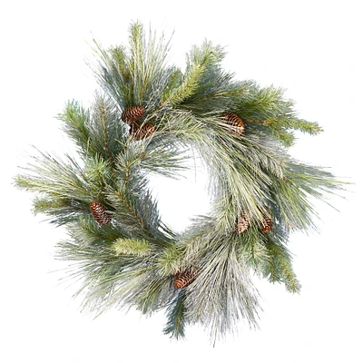 30" Frosted Myers Pine Artificial Christmas Wreath