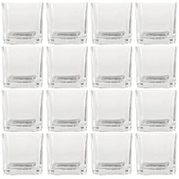 12 Pack: 6" Cube Glass Vase by Ashland®