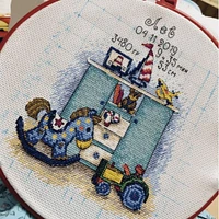 MP Studia I Was Born - Boy. Cross Stitch Kit