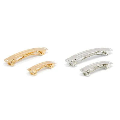 Silver & Gold Barrettes by Creatology™