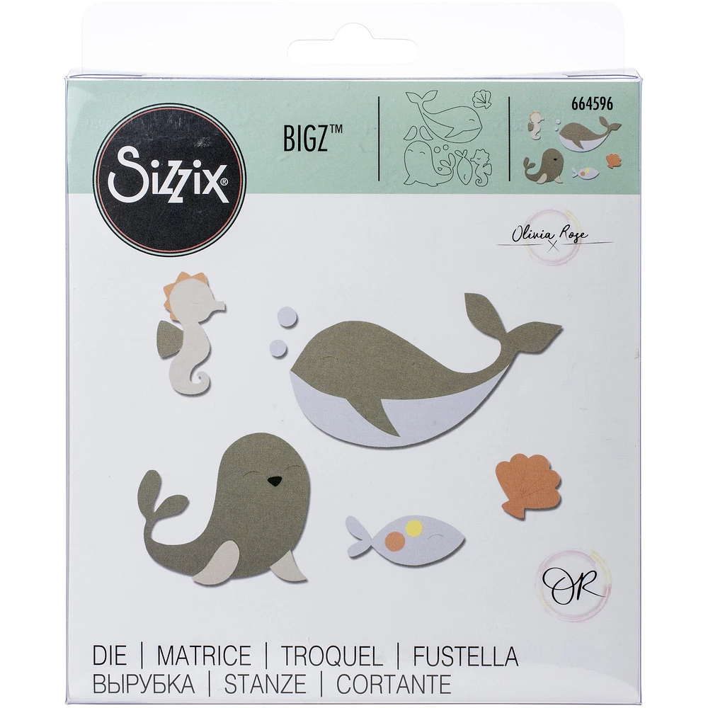 Sizzix® Bigz™ Ocean Friends Die by Olivia Rose