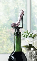 5.5" Glitter Shoe Wine Bottle Stopper