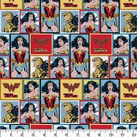 DC Comics WW84 Blocks Precut Cotton Fabric