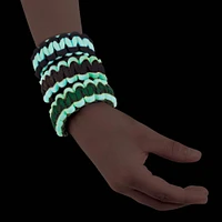 6 Pack: Creativity for Kids® Glow In the Dark Paracord Wristbands