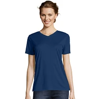 Hanes Sport CoolDri V-Neck Ladies T-Shirt