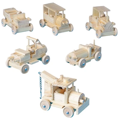 S&S® Worldwide Wood Classic Cars Of Yesteryear Kit