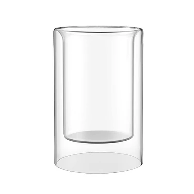12 Pack: 6" Clear Glass Cylinder Candle Holder by Ashland®