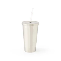 12 Pack: 19oz. Stainless Steel Tumbler with Straw by Celebrate It™