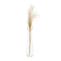 12" Hanging Glass Teardrop Vase