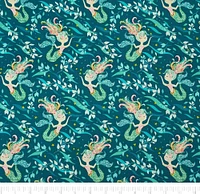 SINGER Mermaid Designed by Denise Palmer Cotton Fabric Bundle