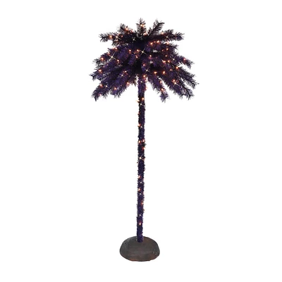 6ft. Pre-Lit Artificial Palm Tree, Clear Lights