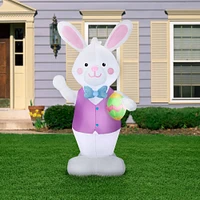 7ft. Airblown® Inflatable Easter Bunny with Decorative Egg