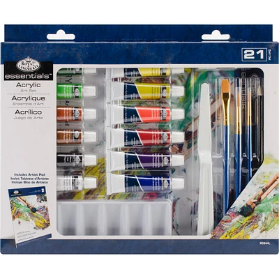 Royal & Langnickel® Essentials™ 21 Piece Acrylic Art Set