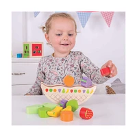 Bigjigs Toys® Wooden Fruit Balancing Game