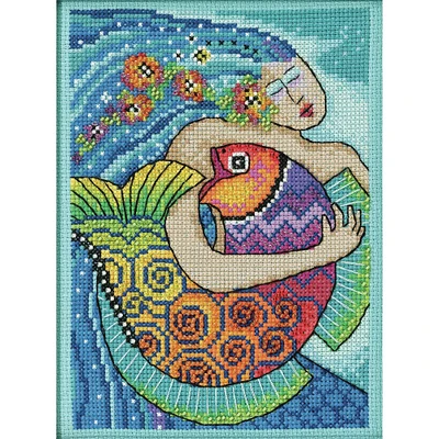 Mill Hill® Laurel Burch™ Ocean Song Beaded Counted Cross Stitch Kit