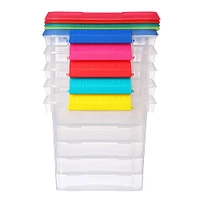 6.2qt. Storage Bins with Lids, 5ct. by Simply Tidy™