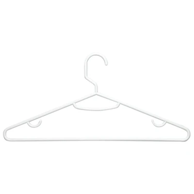 Honey Can Do White Recycled Plastic Hangers, 60ct.
