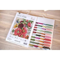 Luca-s Summer Flowers Counted Cross Stitch Kit