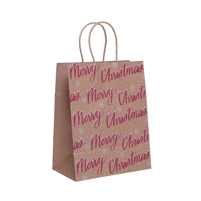 10" Merry Christmas Gift Bags, 5ct. by Celebrate It™