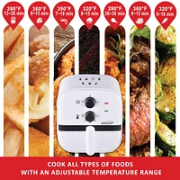 Brentwood White 1qt. 700 Watt Electric Air Fryer