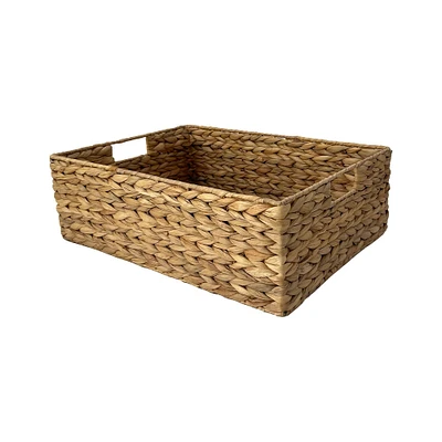 Large Natural Hyacinth Basket by Ashland®