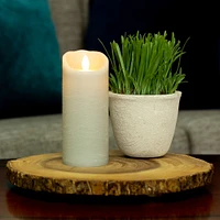 Sterno Home™ 3" x 7" Gray Pillar Candle