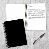 TF Publishing Business Black Spiral Lined Journal