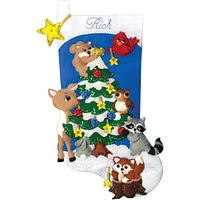 Design Works Woodlands Friends Felt Stocking Kit