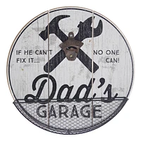 14" Dad's Garage Wall Mounted Bottle Opener