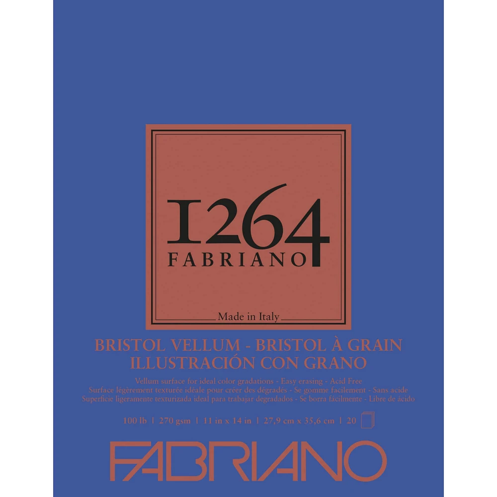 Fabriano® 1264 Vellum Bristol Pad