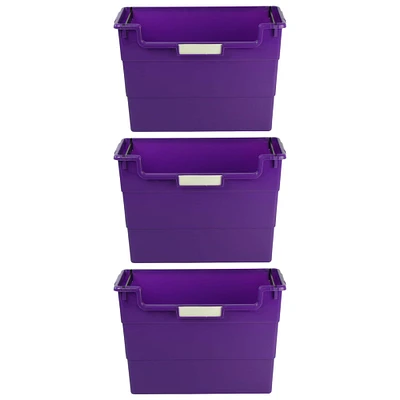 Romanoff® Purple Desk Top Organizer, 3ct.