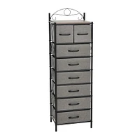 Household Essentials Victoria 8 Drawer Narrow Dresser