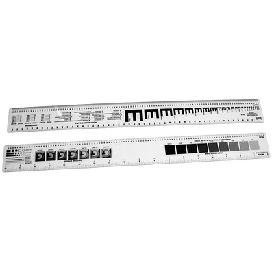 Westcott® C-Thru Graphic Arts Ruler, 18"