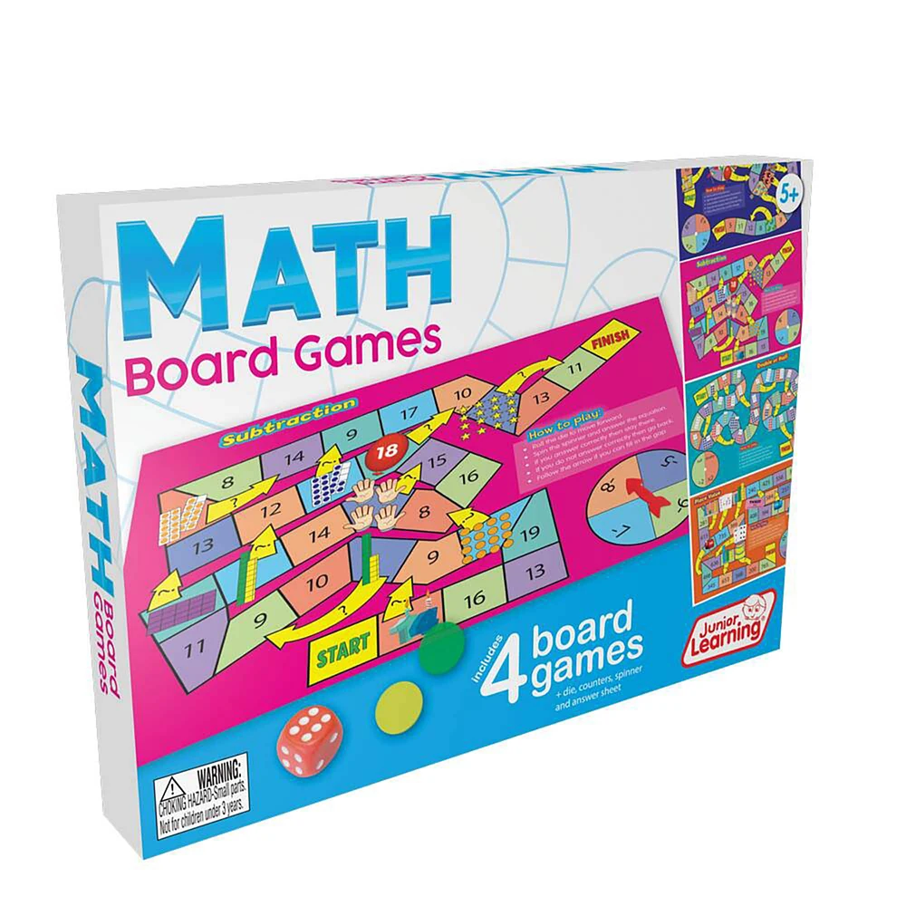 Junior Learning® Math Learning Educational Board Games