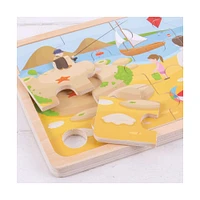 At the Seaside Wooden 24 Piece Tray Puzzle