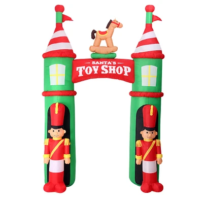 10ft. Inflatable Santa’s Toy Shop Archway