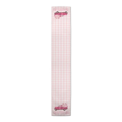 90" Valentine's Day Farm Fresh Hugs & Kisses Table Runner